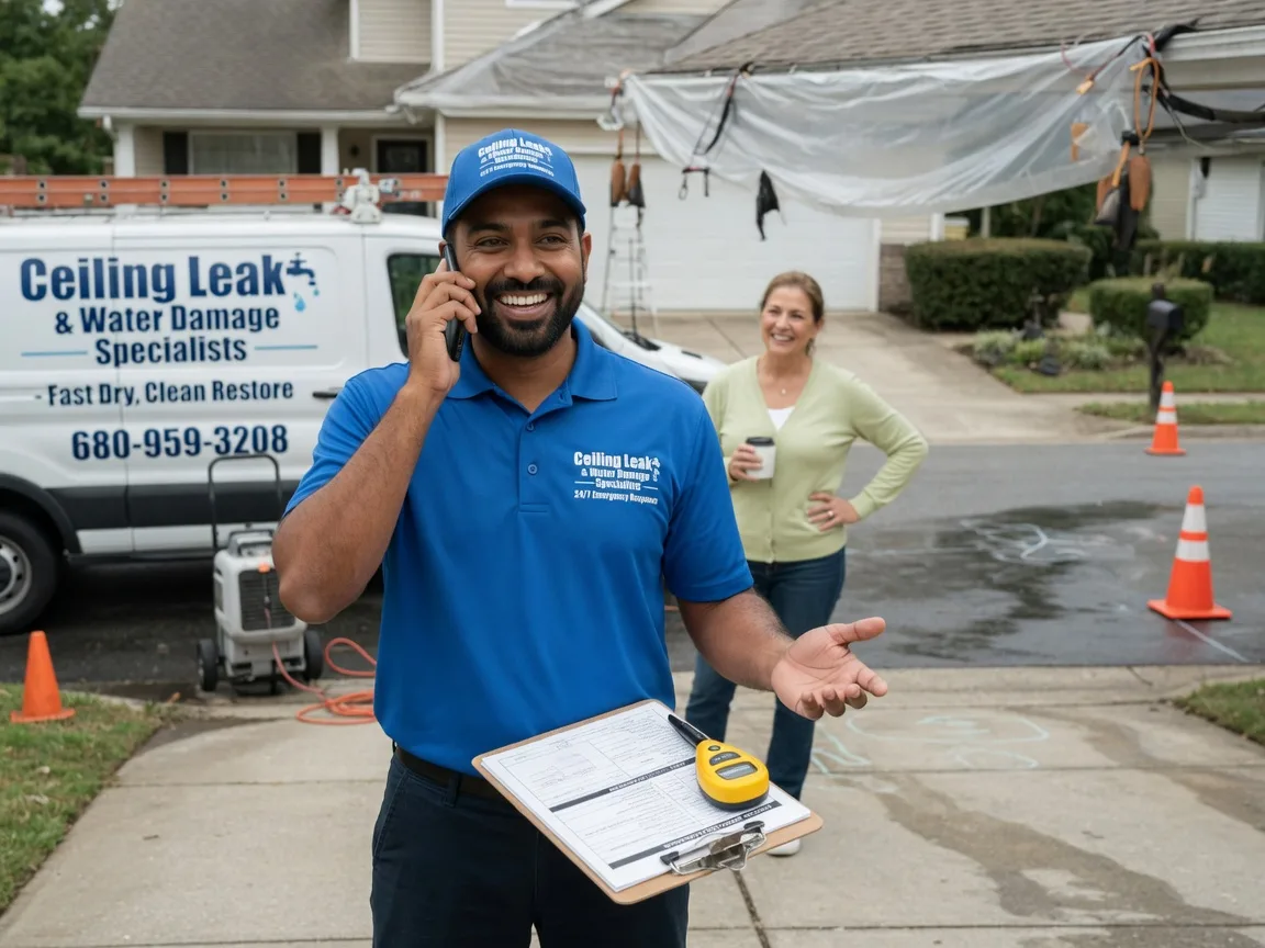 Ceiling Leak Cleanup Okolona, AR FAQs